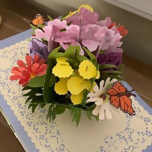 Paper Blossoms Coffee Table Pop Up Book